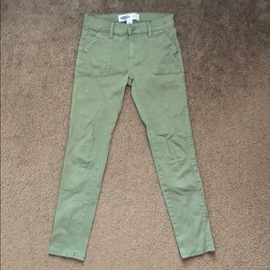 Girls old navy army green pants